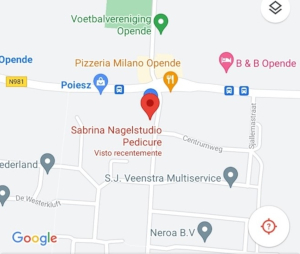Routekaartje Sabrina Nagelstudio Pedicure